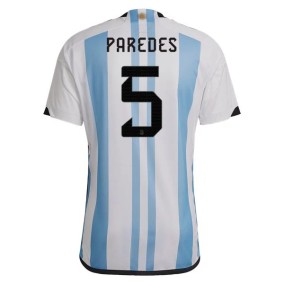 Prima Maglia Argentina Mondiali 2022 Leandro Paredes 5